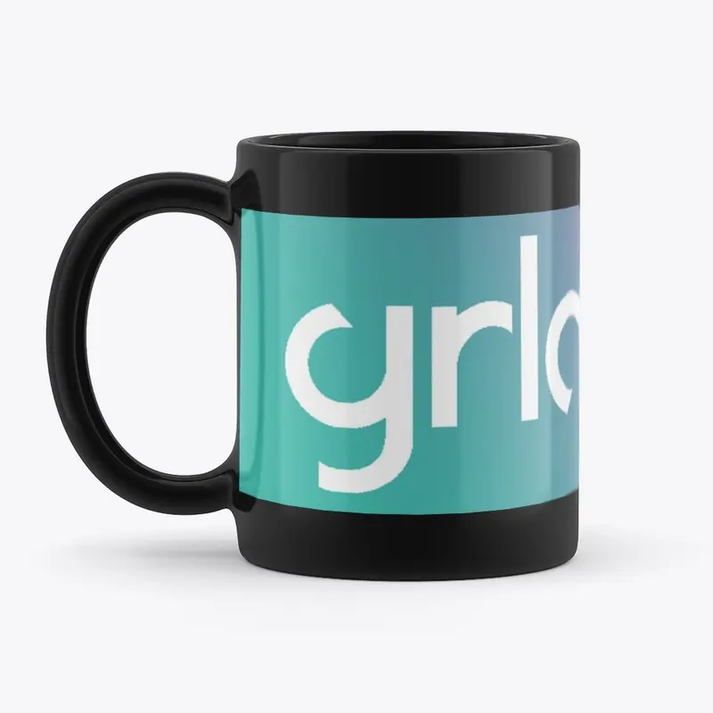 GRL Logo  Black Mug