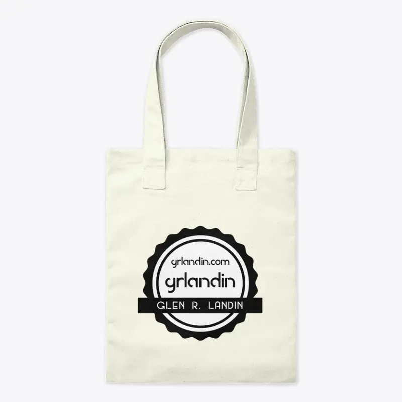 grlandin Blk Seal Logo Tote Bag