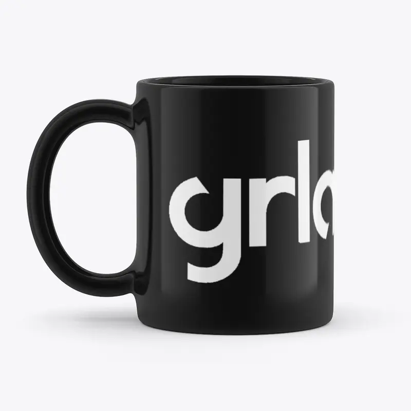 Grlandin Logo Black Mug