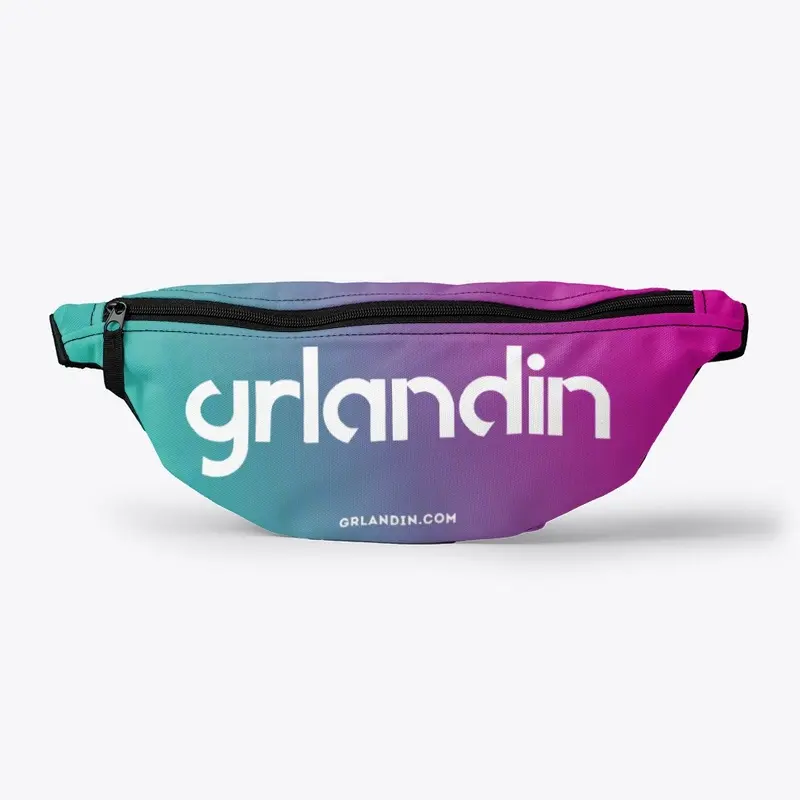 Grlandin Fanny Pack - White Logo