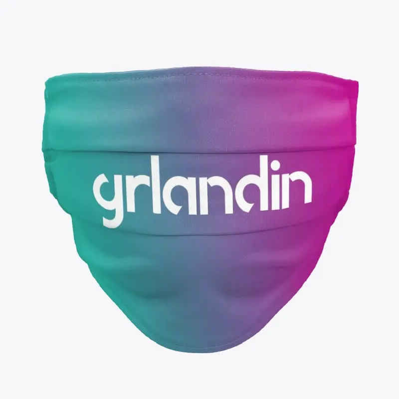 grlandin Cloth Face Mask - Logo Colors