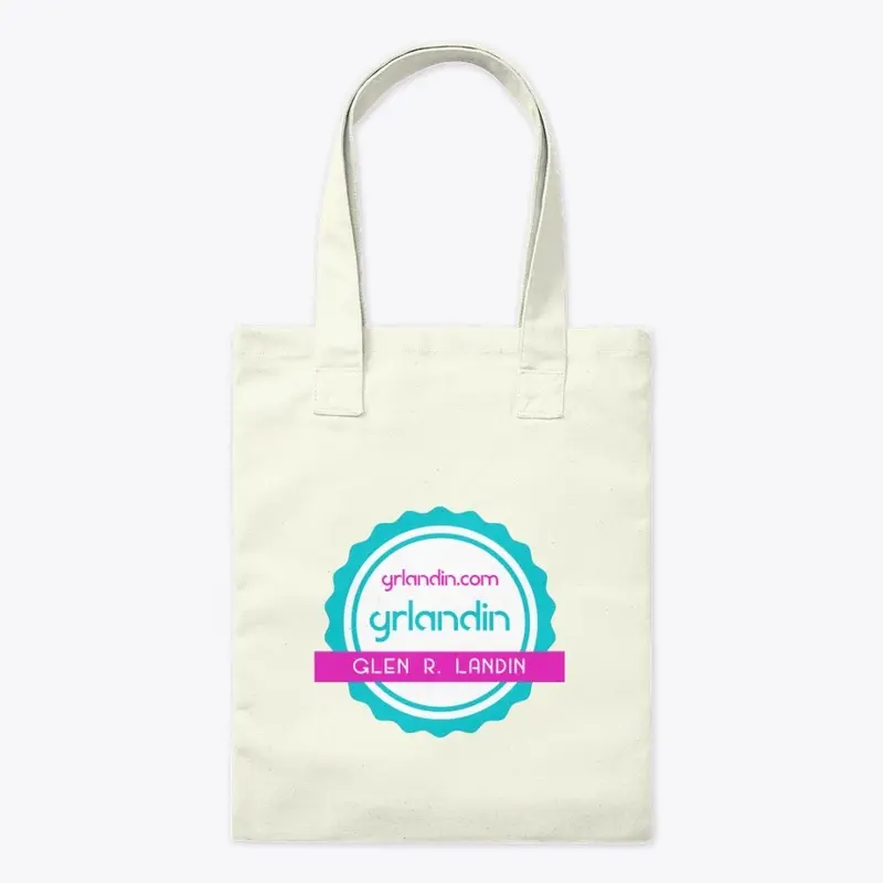 grlandin Teal Seal Logo Tote Bag